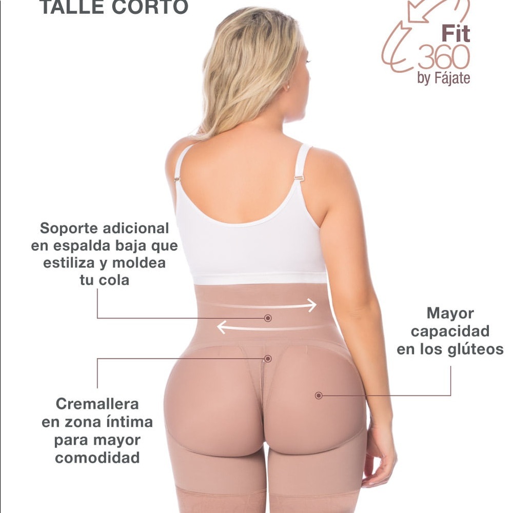 Faja Tipo Panty Fit 360 Broches - Talle Corto